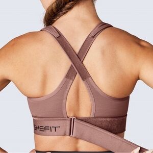 SHEFIT Ultimate Sport Adjustable Bra - Rose Taupe